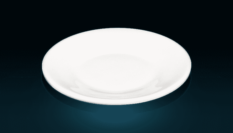 round flat plate