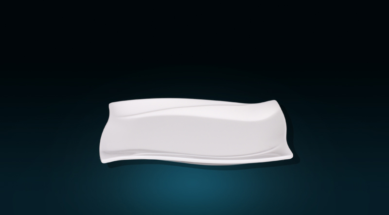 9 inch curved plate