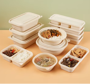 Disposable environmentally friendly biodegradable lunch box- jiatianfu