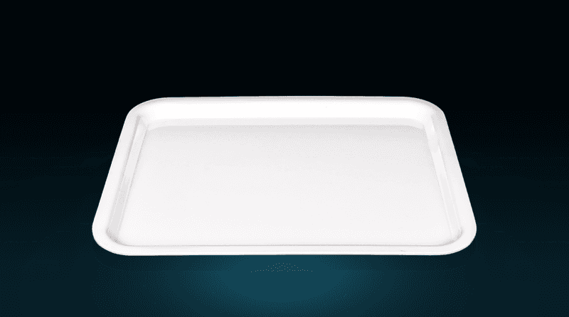 White 13 inch tray