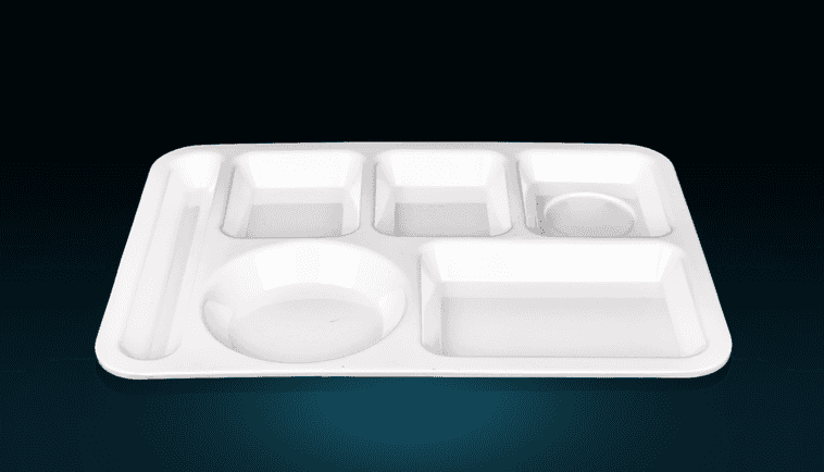 six grid plate