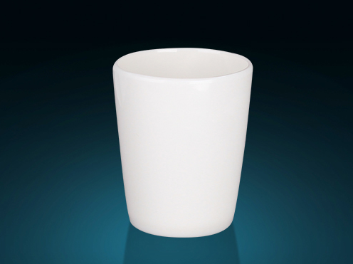white drink cup